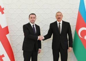 Gürcüstanın Baş naziri Prezident İlham Əliyevi təbrik edib