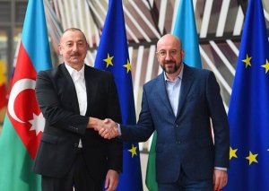 İlham Əliyevlə Şarl Mişel arasında MÜHÜM GÖRÜŞ başladı