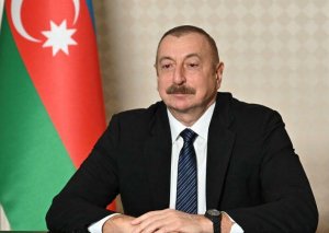 İlham Əliyev beynəlxalq tədbirdə çıxış edib -