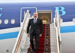 Prezident İlham Əliyev Macarıstana işgüzar səfərə gedib