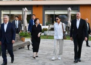 Prezidentlər və xanımları Şuşada... - Fotolar