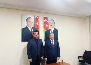 Xələf Xələfov İran səfiri ilə ikitərəfli münasibətləri müzakirə edib