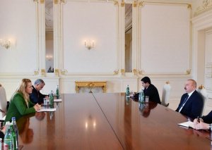 İlham Əliyev Tatyana Molçanı qəbul edib - FOTO