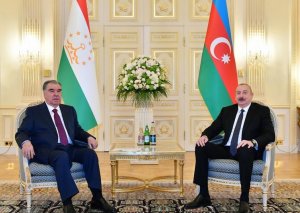 Azərbaycan və Tacikistan prezidentlərinin görüşü olub - YENİLƏNİB