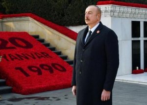 İlham Əliyev Şəhidlər xiyabanını ziyarət etdi