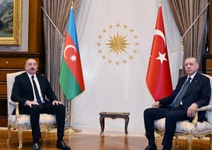 İlham Əliyev və Rəcəb Tayyib Ərdoğan birgə nahar ediblər