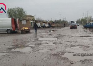 Sabirabadın on iki kəndinin yolu yoxdur - Fotolar
