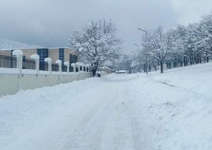 Bu rayonumuza 79 sm qar yağdı