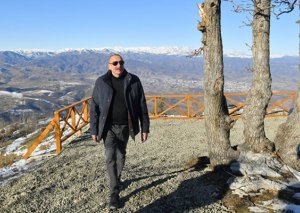 Prezident Xankəndidə “Bulud” hotelin açılışında iştirak etdi