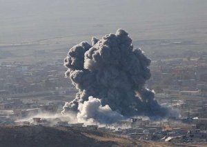 Ukrayna ticarət mərkəzinə zərbə endirdi: ölənlər var