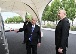Prezident Yevlaxdadır - Fotolar
