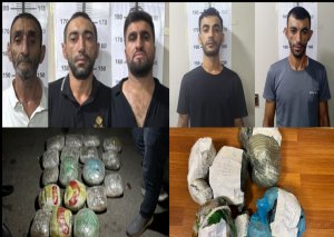 Yasamalda narkokuryerlər saxlanıldı: onlardan 27 kq narkotik vasitə aşkarlandı - Əməliyyat görüntüləri