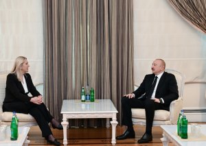 Prezident Jelka Tsviyanoviç ilə görüşdü -