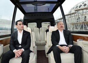Şuşa məscidində tikinti işləri ilə tanış oldular - FOTOLAR