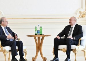 İlham Əliyev Fələstinin Baş nazirini qəbul edib