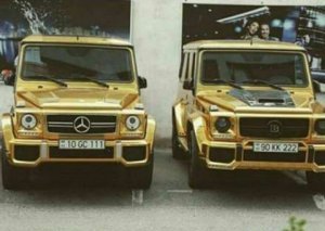 Bakıya qızıl 'Galendewagen'lər gətirildi FOTO