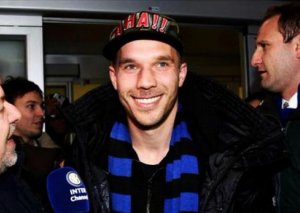 Podolski rəsmən "İnter"də
