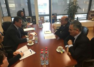 Pərviz Şahbazov Brüsseldə Avropa Komissiyasının enerji birliyi üzrə vitse-prezidenti Maroş Şevçoviçlə görüşüb
