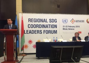 Minskdə Dayanıqlı İnkişaf Məqsədləri üzrə milli koordinatorların regional forumu keçirilib