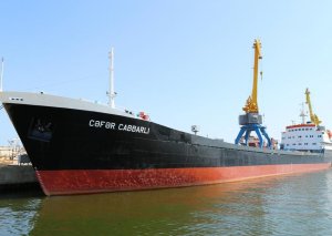 “Cəfər Cabbarlı” quru yük gəmisi əsaslı təmirdən sonra istismara qaytarılıb
