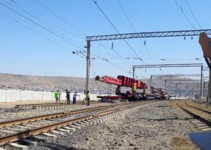 Puta stansiyasında yeni yoldəyişənlər quraşdırılır