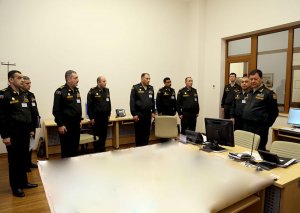 Baş Qərargah rəisi hərbi oyunların idarəetmə məntəqələrinin fəaliyyətini izləyib