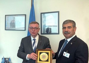 Zakir Həsənov BMT Baş katibinin köməkçisi ilə görüşüb
