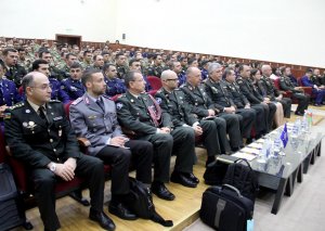 NATO-nun Beynəlxalq Hərbi Qərargahının Baş direktoru Hərbi Akademiyada olub