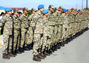 “Sarsılmaz qardaşlıq-2019” təlimində iştirak etmiş türkiyəli hərbçilər təntənəli şəkildə yola salındı