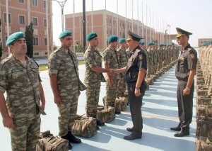 Azərbaycan sülhməramlılarının bir qrupu Əfqanıstana yola salınıb