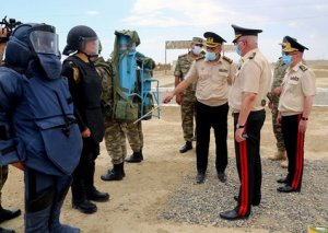 Mühəndis Qoşunlarının yeni inşa edilən infrastrukturu istifadəyə verildi