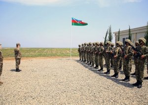 Azad olunmuş ərazilərdə yeni hərbi hissələrin açılışı olub - VİDEO