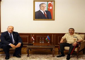 Zakir Həsənov Latviyanın NATO PA-dakı nümayəndə heyətinin üzvü ilə görüşüb