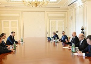 Azərbaycan Prezidenti İlham Əliyev Rumıniyanın energetika nazirini qəbul edib -