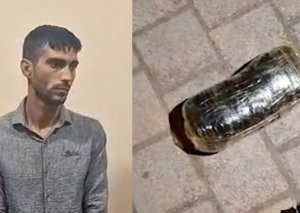 Səbail rayonunda heroin satan narkokuryer saxlanılıb