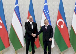 Daşkənddə İlham Əliyevin Özbəkistan prezidenti ilə təkbətək görüşü oldu - Fotolar