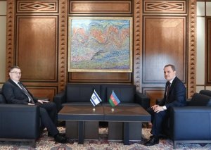 Azərbaycan və İsrail XİN başçılarınn görüşü başlayıb