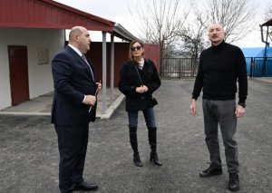 İlham Əliyev və xanımı Xocavənddədir