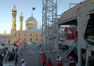 Zəncanda dini kompleks VURULDU - FOTOLAR