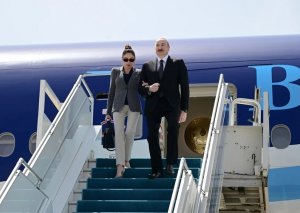 Prezident xanımı ilə Türkiyədədir - FOTOLAR