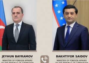 Ceyhun Bayramov özbək həmkarı ilə bunları danışdı