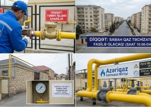 Bakının iki rayonunda qaz kəsiləcək