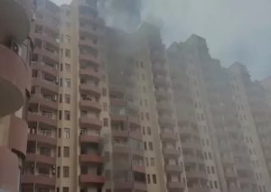 Xırdalanda yaşayış binasındakı YANĞIN