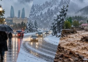Hava dəyişir: Yağış, qar və sel xəbərdarlığı