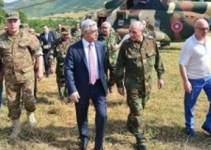 Sərkisyan Füzulidə, Lələtəpə istiqamətində