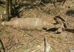 Ağcabədidə "Qrad" raketinin döyüş başlığı və tank mərmisi aşkarlandı