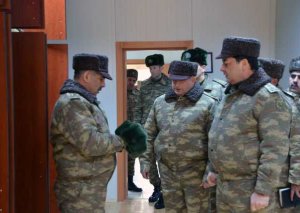 Cəbhə zonasında yeni hərbi şəhərciyin açılışı olub