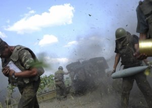 Ukrayna ordusu mühasirədə