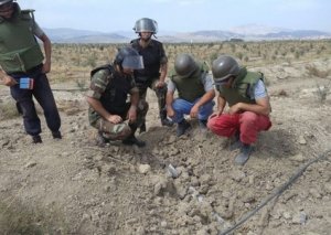 Xızıda 1261 ədəd partlamamış hərbi sursat aşkarlanıb