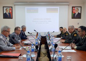 Azərbaycan və Almaniya arasında hərbi əməkdaşlıq müzakirə olundu